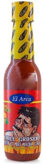 EL ARCA HOT SAUCE, SALSA DE CHILE GROSERO 12.4 FL OZ - HASTA EL MAS MACHO LLORA...