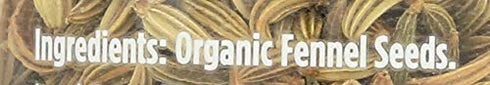 Spicely Organic Fennel Seeds Whole 1.10 Ounce Jar Certified Gluten Free...