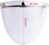 Universal 3-Snap Flip Up Visor Shield Lens for Retro Open Face Motorcycle Helmet (Clear)...