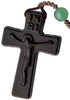 IHM Imports Sine Cera Green Jade/Jujube Wood 5 Decade Catholic Rosary, Laser Engraved Crucifix/Double-sided Centerpiece, Smooth 6mm Beads...