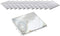 Light In The Dark 5 Inch Square Mirror Candle Plate with Beveled Edge Set of 12 - Small Square Mirror for Centerpieces, Wall Décor, Crafts...