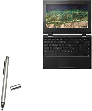BoxWave Stylus Pen Compatible with Lenovo 500e Chromebook (11.6 in) (Stylus Pen DualTip Capacitive Stylus, Fiber Tip Disc Tip Capacitive Stylus Pe...