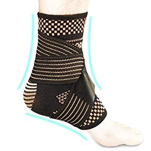 Dujia copper fiber palm protection (a pair)-good compression support for hand care, helps with injury recovery, pain relief, swelling, and sprain ...