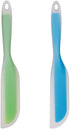 Nonstick Silicone Knife Shaped Flexible Kitchen Spatula Scraper Turner,Kitchen Cooking Utensils With Nylon Core (Blue&Green)...