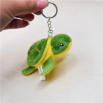 Green Mini Tortoise Plush Stuffed Animal, Cute Plush Sea Turtle Keychain Pendant Cartoon Plush Doll Birthday Gift Bag Accessories, Stuffed Animals...