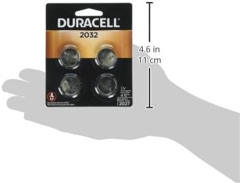 Duracell Lithium 2032 3 volt Security and Electronic Battery 4 pk...