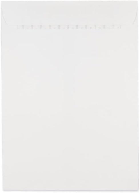 JAM PAPER 7 1/2 x 10 1/2 Open End Commercial Envelopes with Peel and Seal Closure - White - 25/Pack...