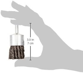 Firepower 1423-2118 Knot Type Crimped Wire End Brush with 1-1/2-Inch Diameter and 1/4-Inch Shank...