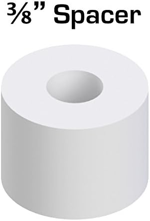 Nylon Spacer 3/8" Thick, 1/2" OD 0.194" ID, 50 Pack for VEX Robotics...