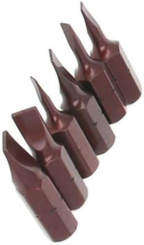 Utoolmart 6Pcs Slotted Bits Set,1/4 Inch Hex Shank Magnetic SL2-SL6 Screwdriver Bit Set 25mm Length S2 Screw Driver Kit Tools...