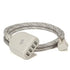 360 Electrical Habitat 4.8, 6 ft 4-Port USB Extension Cord, Durable Braided Casing, French Grey, 4.8A, USB Charger Cable, Power Strip USB Hub Char...