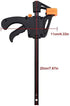 4 Pcs F Clamp Clip Bar Grip Quick Ratchet Release Squeeze Clamps Tools for Woodworking Set...