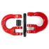 G80 Alloy Steel Coupling Link, 2 Pack 1/4" Hammer Lock Chain Connector, 2645 lbs Working Load Limit,Red...