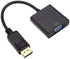 DisplayPort to VGA Adapter, DP to VGA Converter Display Port Male to VGA Female Converter Cable Adapter for Computer PC Desktop Laptop Projector.....