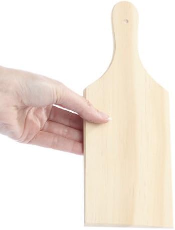 Package of 4 Unfinished Wooden Mini Cutting Boards for Decorating and Crafting...