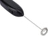 Black Milk Frother Handheld, Automatic Milk Foam Maker for BulletCoffee, Matcha, Stainless Steel Whisk Battery Operated Drink Mixer Blender Practi...