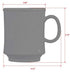G.E.T. TM-1308-S-EC Sandstone 8 oz. Tritan Plastic Stacking Mugs (Pack of 4)...