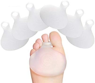 6PCS Silicone Gel Ball of Foot Cushion Arch Support Insoles Metatarsal Foot Pain Relief...