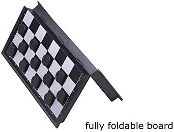 8x8 Board Checkers Draught 64 Squares, Table Game, Draughts, Checkers with Extendable Board 9x9 Inch, 12 Black 12 White Pieces Draughts 8x8 Board...