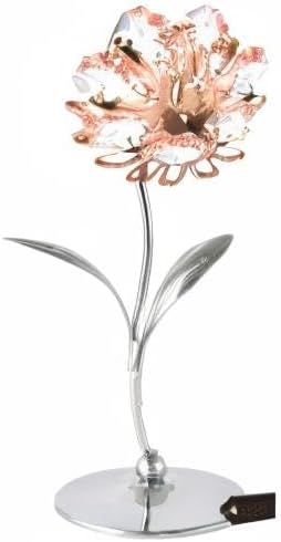 Matashi for Mom, Girlfriend - Sunflower Figurine, Rose Gold Crystal Studded Flower Figurines - Tabletop Showpiece for Grandma...