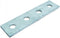 Straight 4 Hole Strut Channel Bracket, Silver (No Magnets)...