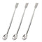 Maxmoral 3PCS Laboratory Spoon Spatula 2 in 1 Stainless Steel Lab Mixing Double End Reagent Sampling Spoon Spatula Tool 20cm...