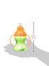 Nuby No-Spill Flip N' Sip Clik-It Cup with 360 Straw, 8 Ounce, Colors May Vary, Multicolor...