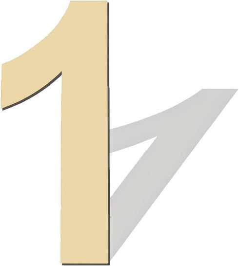 12 Inch Large Blank Wood Number 1 Unfinished Wood Slices Signs Board, Wooden Numbers for DIY Craft Projects, Birthday, Party, Wedding Decorations...