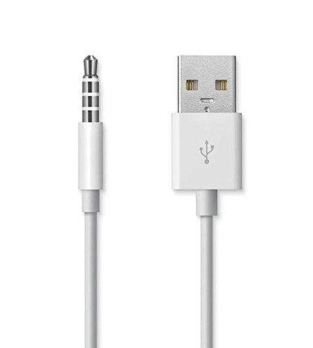 3.5mm Male AUX Plug to USB Adapter for Data Sync & Charging Cable Charger Converter Headphone Audio Extender Jack compatible with iPod Shuffle 3rd...