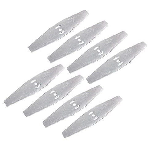 1Pc Silver Metal Lawn Mower Saw Blade Head Replacement Parts Saw Blades Lawn Mower Fittings,Universal Craftsman String Trimmer attachments,Outdoor...