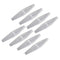 1Pc Silver Metal Lawn Mower Saw Blade Head Replacement Parts Saw Blades Lawn Mower Fittings,Universal Craftsman String Trimmer attachments,Outdoor...