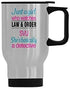 Travel Coffee Mug Just a girl who watches law and order svu she basically a detective Water Coffee Cup Stainless Steel Tea Cup 14 Ounce...