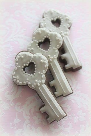 House & Antique Key Realtor Cookie Cutter 2 Piece Set from The Cookie Cutter Shop – Tin Plated Steel - Made in the USA...
