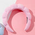 6 Pack Spa Sponge Headbands for Washing Face,Skincare Headbands,Makeup Headband, Terry Cloth Headband Bubble Soft Puffy Headband for Women and Gir...