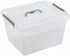 Jekiyo Clear Plastic Storage Bin, 12 Quart Latching Box with Lid, 1 Pack...