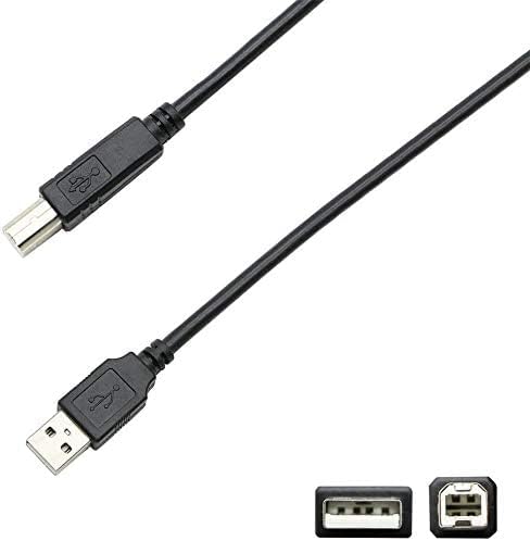 USB Cable USB 2.0 B Cord Compatible for Boss GT-1000 GT-100 GT-1 GT-1B ME-80 ME-25,VE-1 VE-2 VE-8,RC-30 RC-202 RC-300,AD-10, Katana Artist MkII,Ka...