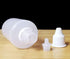 HLLMX 8 PCS Empty Plastic Squeezable Dropper Bottle Portable Empty Squeezable Dropper Bottle Container with Screw Cap Essential Oil Container 5ML...