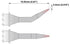 Thermaltronics PM75B325 Bent Sharp 30deg 0.4mm (0.016in) interchangeable for Metcal SFP-CNB04...