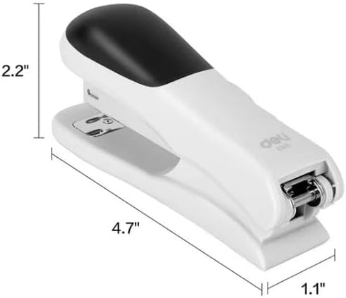 1Pc Gray Desktop Stapler Portable Stapler with 25 Sheet Capacity,Two Binding Modes,Classic Staplers, Durable Staplers for Office School Home Use S...