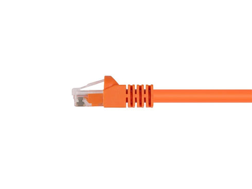 Monoprice Cat6 Ethernet Patch Cable - Snagless RJ45, Pure Bare Copper, 550MHz, UTP, 24AWG, 2 Feet, Orange - Fullboot Series...