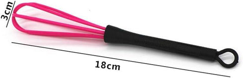 1Pc Random 6 Colors Plastic Hairdressing Dye Cream Whisk Hair Color Mixer Hair Care Styling Tools Mixer Tool Hair Color Mixing Bowls...