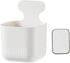 MORNITE Fridge Magnetic Cup Storage Rack, Magnetic Locker Organizer for Pen, Holder for Laundry, Board, Desks, Dresser, White......