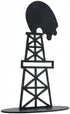 Innovative Fabricators, Inc. American Steel Oil Derrick Petroleum Industry Cake Topper, Centerpiece, Ornamental Metal Figurine - 7 Inch - Made in ...