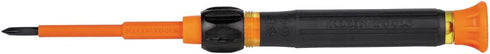Klein Tools 32581INS Precision Screwdriver, 2-in-1 Insulated Screwdriver with No. 0 Phillips and 1/8-Inch Slotted Bits...