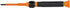 Klein Tools 32581INS Precision Screwdriver, 2-in-1 Insulated Screwdriver with No. 0 Phillips and 1/8-Inch Slotted Bits...