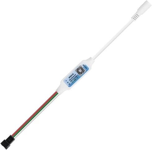 DC5-24V SP621E Mini Bluetooth LED Controller APP Control for WS2811 WS2812B SK6812 Pixels Dream Color LED Strip (with DC Connector)...