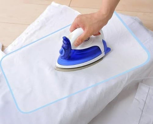 1PC White Protective Ironing Scorch-Saving Mesh Pressing Pad Mesh Cloth,Deft Processed,No Melt Pressing Cloth for Easy Ironing and Protection,Craf...