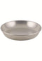 Winco Brushed Aluminum Seafood Tray - 12" Diam.x1-1/2 D, Single Tray...
