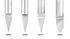 Amana Tool - 45771 Solid Carbide 30° Engraving 0.005 Tip Width x 1/4" Shank Sign...