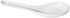 3 pcs Asia Porcelain Soup Spoon Ceramic Rice Spoons Chinese Won Ton Spoons for Home Kitchen Restaurant White...